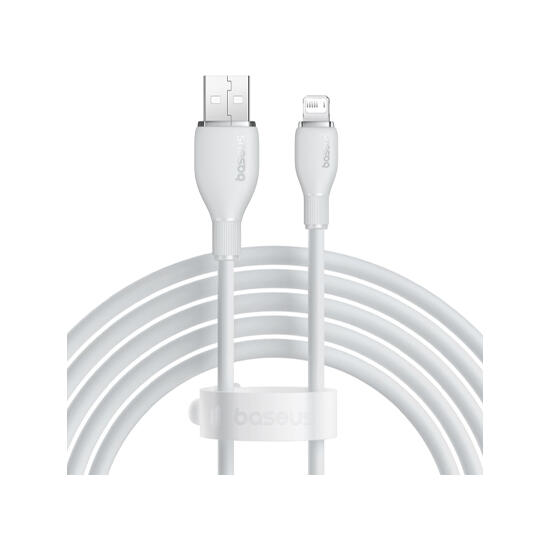 Baseus Pudding Series Fast Charging Cable USB to Lightning 2.4A 2m P10355700221-B2 Stellar White