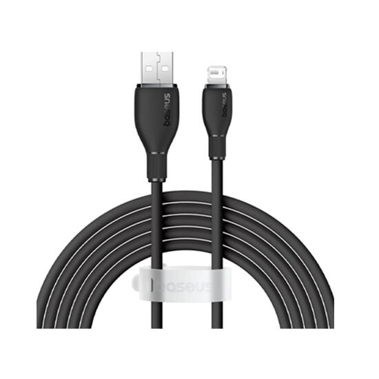 Baseus Pudding Series Fast Charging Cable USB to Lightning 2.4A 1.2m P10355700111-B1 Cluster Black