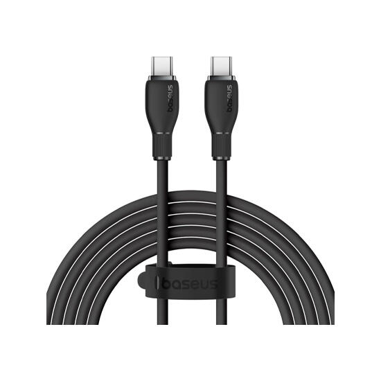 Baseus Pudding Series Fast Charging Cable Type-C to Type-C 100W 2m P10355702111-B2 Cluster Black