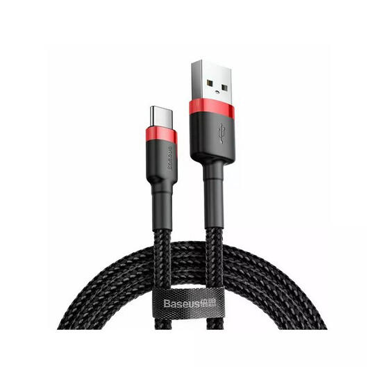 Baseus Cafule Cable USB For Type-C 2A 3m CATKLF-U91 Red/Black