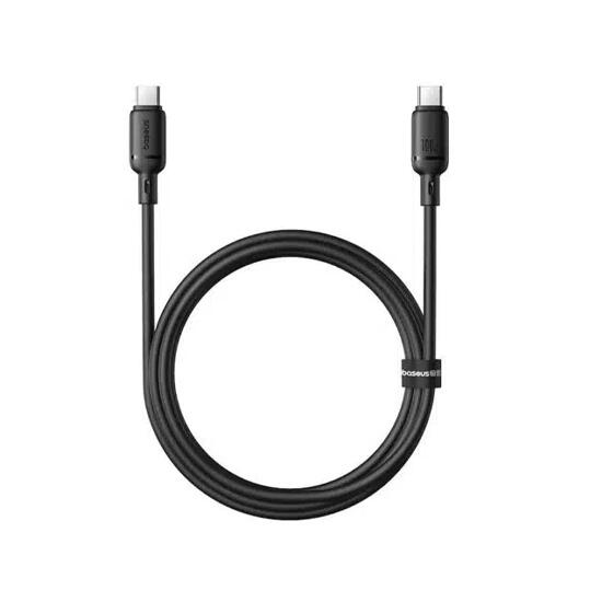 Baseus Silky Series Fast Charging Cable Type-C to Type-C 100W 1m P10377704113-00 Black