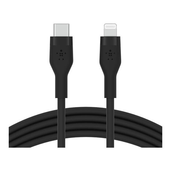 Belkin USB-C to Lightning silicone 1M CAA009BT1MBK Black