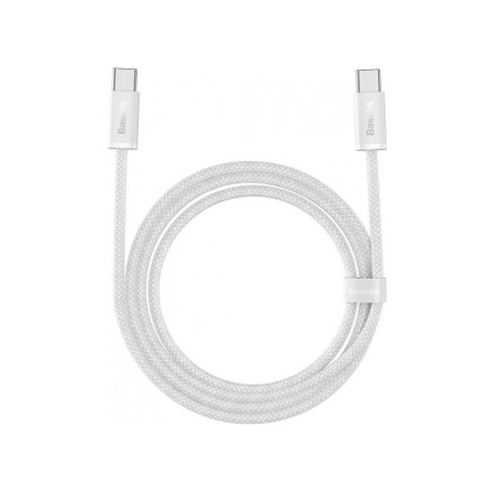 Baseus Dynamic Series Fast Charging Data Cable Type-C to Type-C 100W 1m CALD000202 White