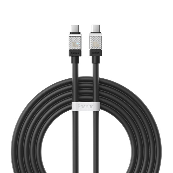 Baseus CoolPlay Series Fast Charging Cable Type-C to Type-C 100W 2m CAKW000301 Black