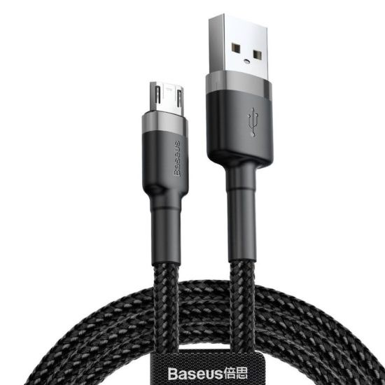 Baseus Cafule Cable Micro USB 2.4A 1m CAMKLF-BG1 grey/black