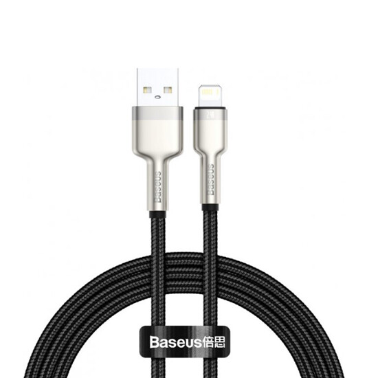 Baseus Cafule Series Metal Data Cable Lightning 2.4A 1m CALJK-A01 Black