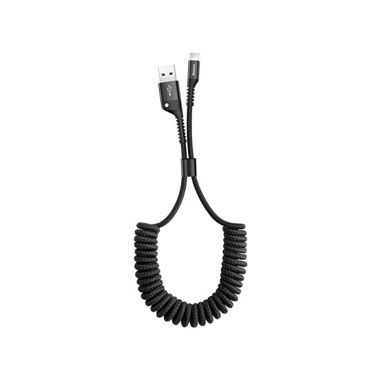 Baseus Fish Eye Spring Data Cable CALSR-01 Black