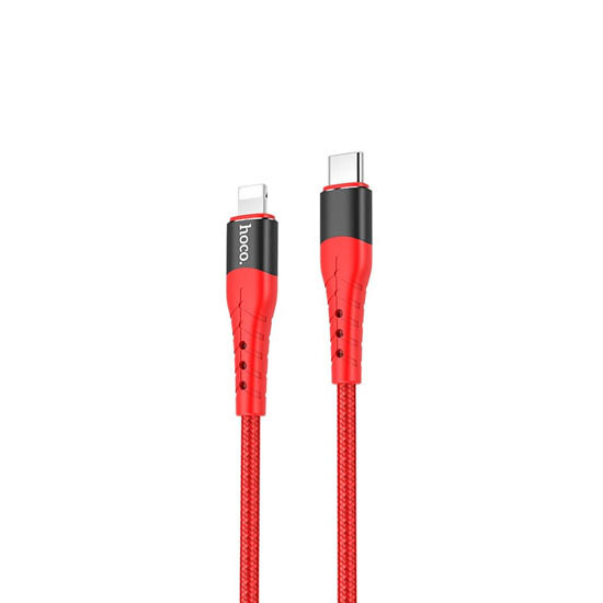 Hoco Superior PD Charging Cable Lightning U64 Red