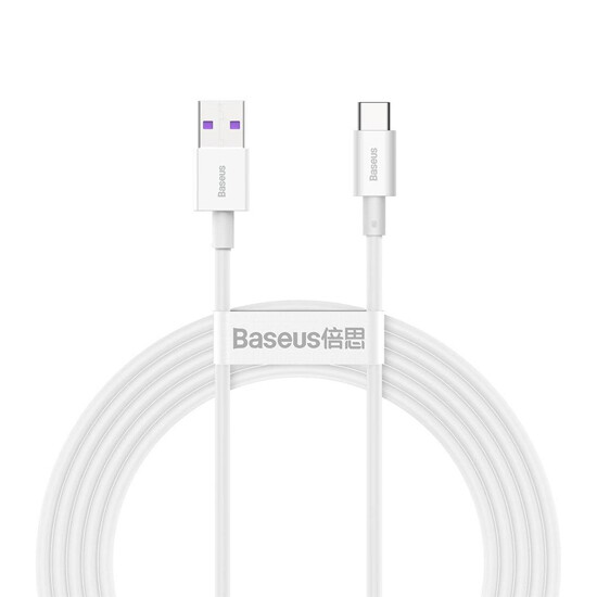 Baseus Superior Series Fast Charging Data Cable USB to Type-C 66W 2m CATYS-A02 White
