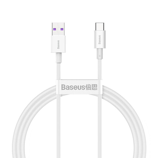 Baseus Superior Series Fast Charging Data Cable USB to Type-C 66W 1m CATYS-02 White