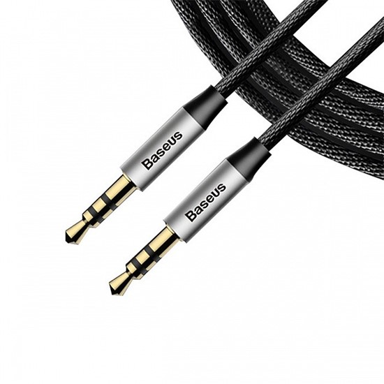 Baseus Yiven Audio Cable 3.5mm M30 1.5m CAM30-CS1 Black/Silver