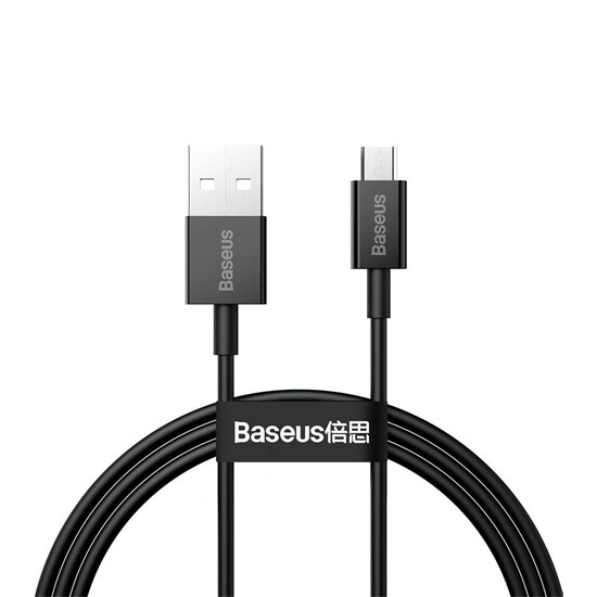 Baseus Superior Series Fast Charging Data Cable Micro USB 2A 1m CAMYS-01 Black