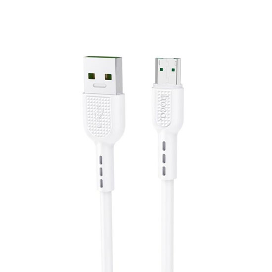Hoco 4A Surge Flash Charging Data Cable Micro X33 White