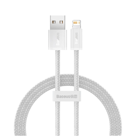 Baseus Dynamic Series Fast Charging Data Cable USB to Lightning 1m CALD000402 White