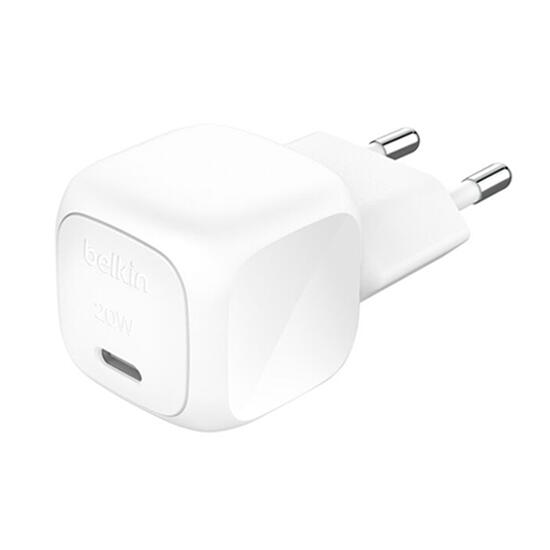 Belkin 20W USB-C Cube Wall Charger With PPS WCA009kqWH White