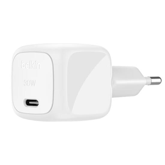 Belkin 30W USB-C CUBE Wall CHarger With PPS WCA008kqWH White