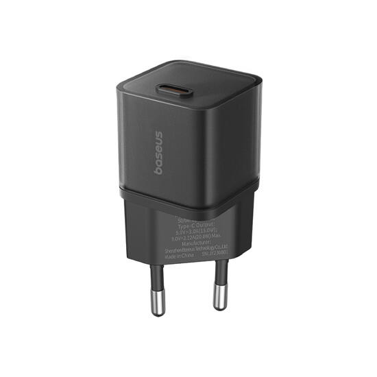 Baseus GaN5S Fast Charger 1C 20W EU P10162503113-00 Black