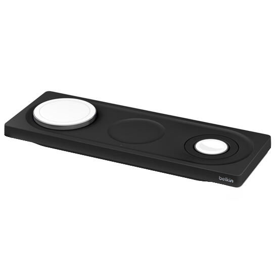 Belkin 3-IN-1 Wireless Charging Pad With Magsafe WIZ016VFBK Black