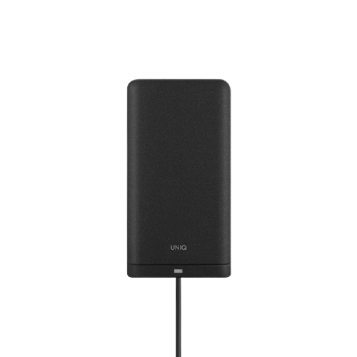 Uniq Vertex Duo 2 In 1 Fast Wireless Charger 15W Dark Grey