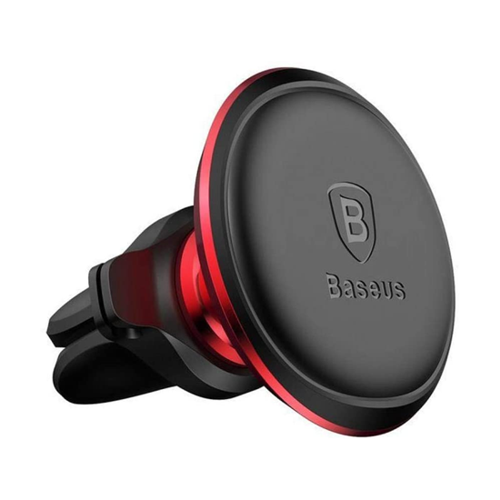 Baseus Magnetic Air Vent Car Mount Holder With Cable Clip SUGX-A09 Red