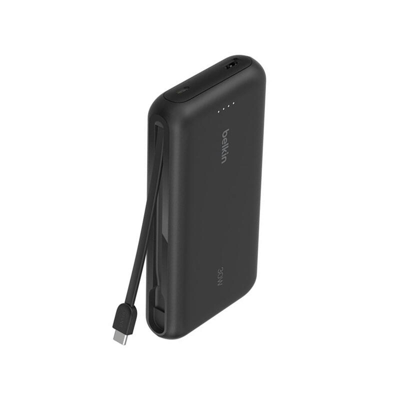 Belkin Power Bank 20000mAh With Integrated Cable BPB024HQBK Black
