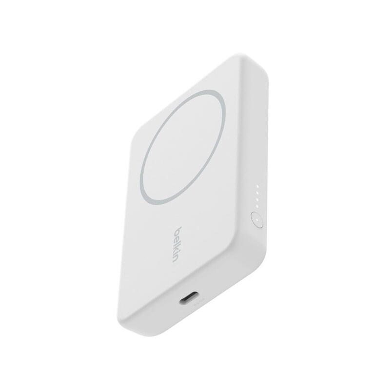 Belkin Magnetic Wireless Power Bank 5000mAh With Stand BPD004BTWT White