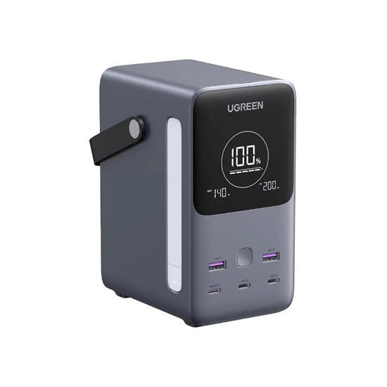 Ugreen 48000mAh USB-A Type-C Power Bank With Smart Digital Display 25286 Grey