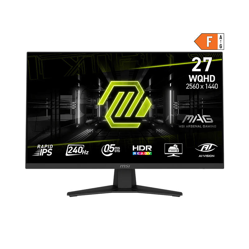 MSI Gaming Monitor 27 MAG 274QF 9S6-3CE41H-052 Black