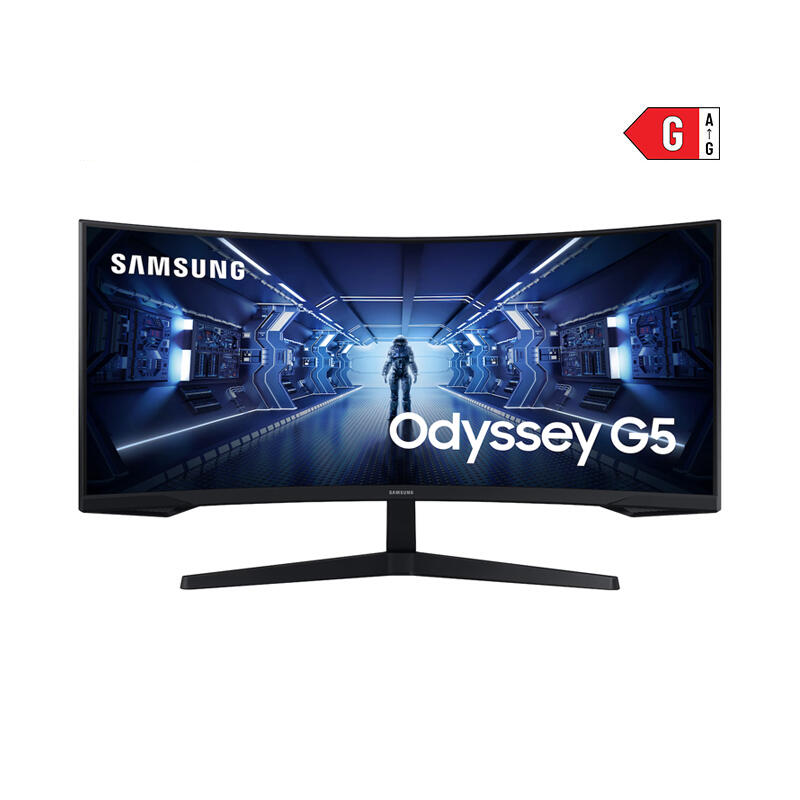 Samsung Odyssey G5 Gaming Monitor 34 LC34G55TWWIXCI Black