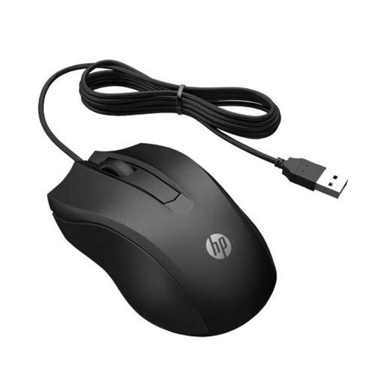 HP Wired Mouse 100 6VY96AA Black