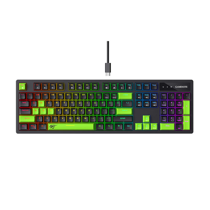 Havit KB893L Gaming Keyboard Black/Green