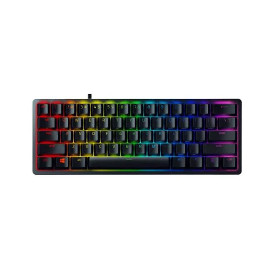 Razer Gaming Keyboard Huntsman Mini RGB 61key Purple Switch Black