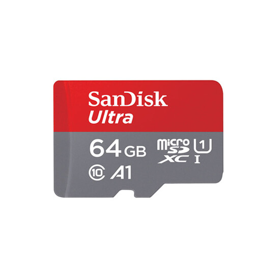 SanDisk 64GB Ultra MicroSD/HC UHS-I Card 100MB/S Class 10 SDSQUNR-064G-GN3MN
