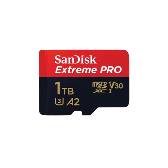 SanDisk 1TB Extreme PRO microSDXC UHS-I V30 A2 200MB/s SDSQXCD-1T00-GN6MA