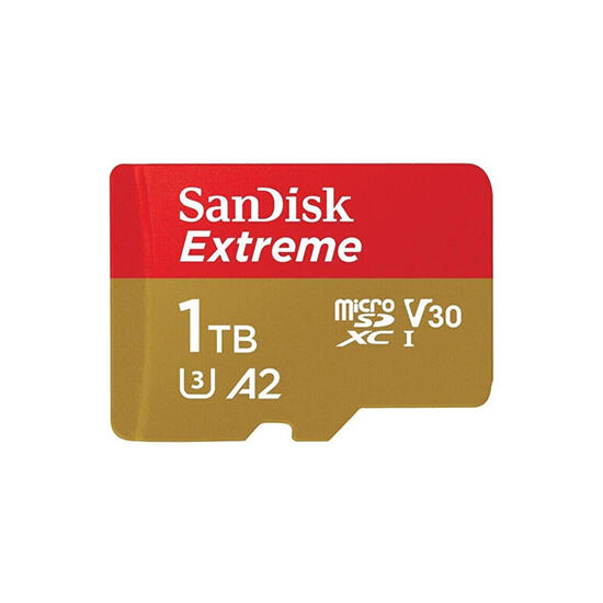SanDisk 1TB Extreme MicroSD/HC UHS-I Card 190MB/S Class 10 SDSQXAV-1T00-GN6MN