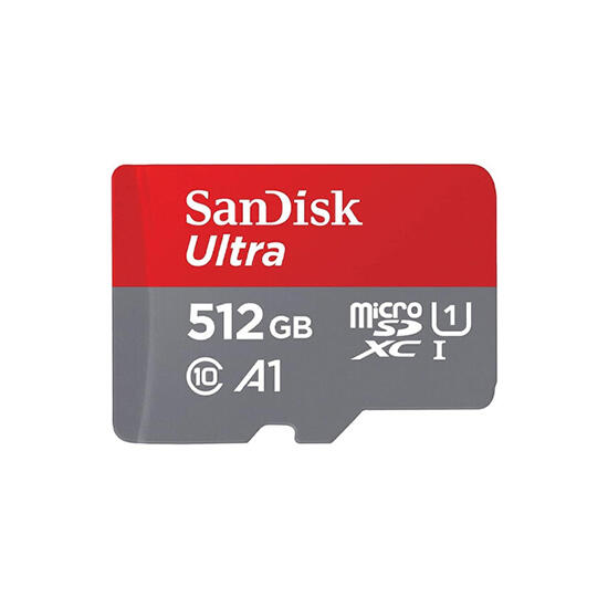 SanDisk 512GB Ultra MicroSD/HC UHS-I Card 150MB/S Class 10 SDSQUAC-512G-GN6MN