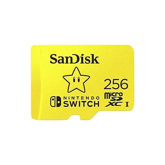 SanDisk Licensed Memory Cards For Nintendo Switch 256GB SDSQXAO-256G-GN3ZN