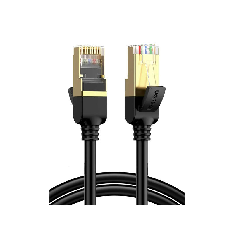 Ugreen Cat7 Patch Cord STP Ethernet Lan Cable 1m 11268 Black