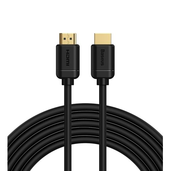 Baseus Horizontal 4KHDMI Male To 4KHDMI Male Adapter Cable 3m CADKLF-G01 Black