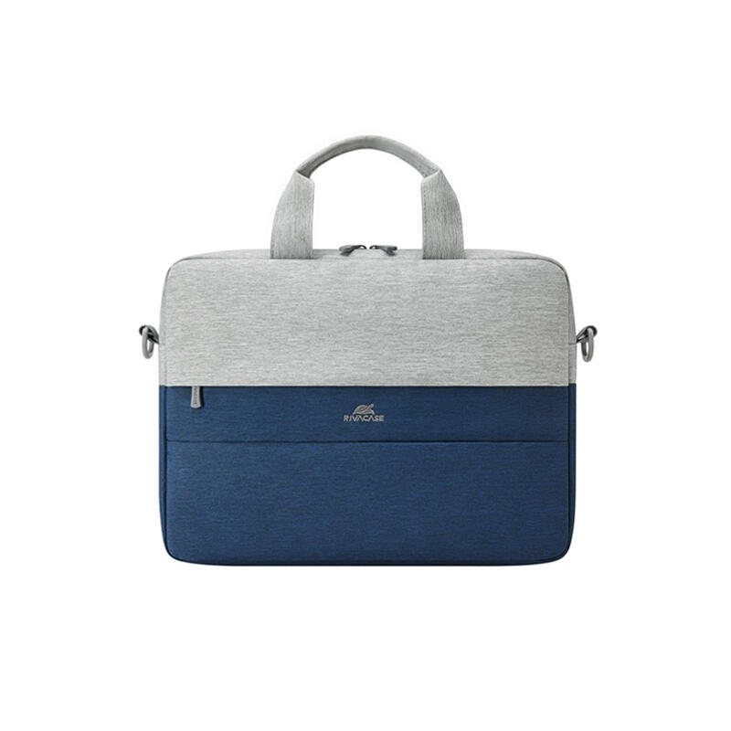 Rivacase 7522 Anti-Theft Laptop Bag 14 Grey/Dark Blue