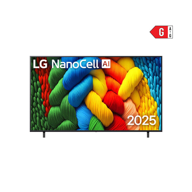 LG TV 43NANO80A6B Black