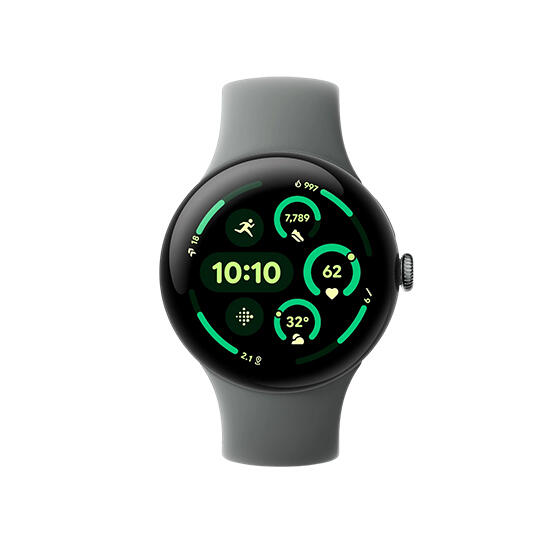 Google Pixel Watch 3 45mm Wi-Fi Matte Hazel Case with Hazel Active Band