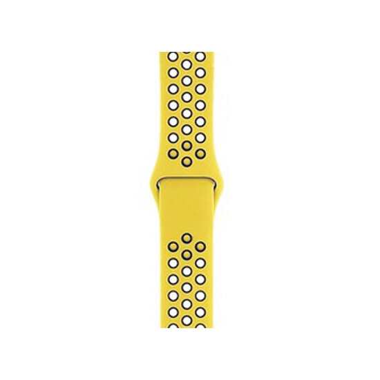 Sport Band With Hole For Apple Watches Series 42/44/45mm L Yellow/Black