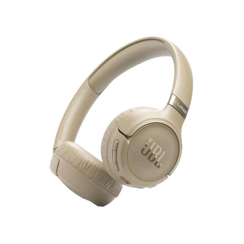 JBL Tune T680 NC Wireless On-Ear Headphones Beige