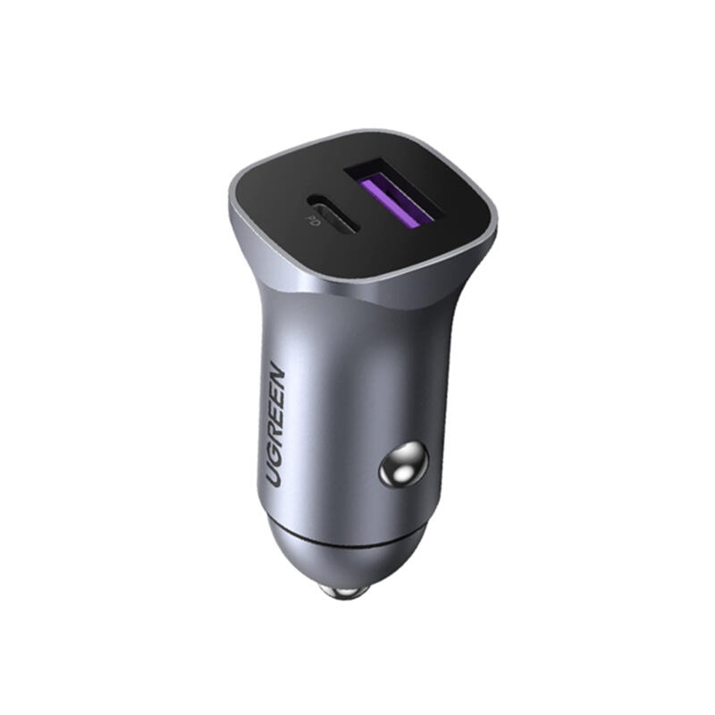 Ugreen 30W USB USB-C Car Charger 40858 Grey