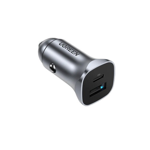 Ugreen Dual USB Car Charger 30780 Grey