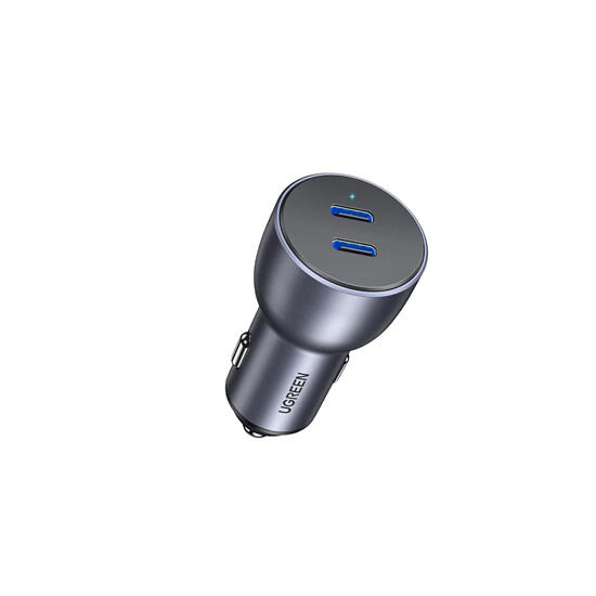 Ugreen Dual USB-C PD Fast Car Charger 70594 Grey