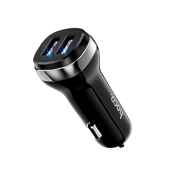 Hoco Superior Dual Port Car Charger Z40 Black