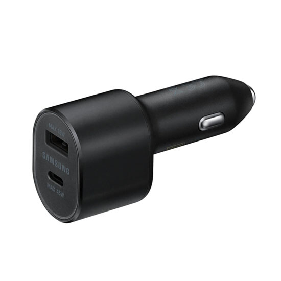 Samsung Dual Ports Car Charger 15W with Type-C 45W Port EPL5300XBEGWW Black