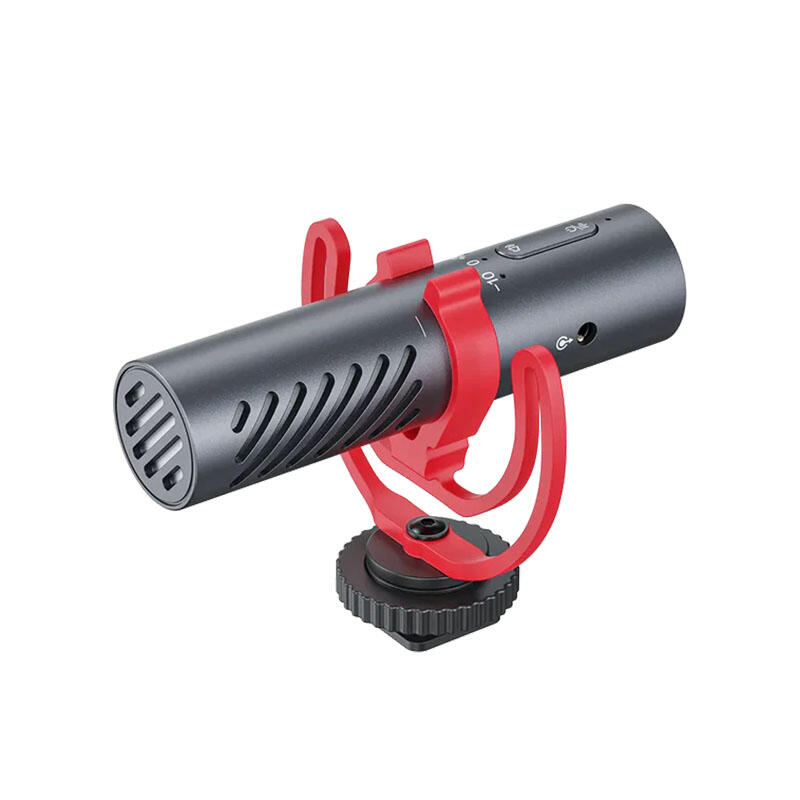 BOYA BY-MM1 AI Worlds 1st AI-Powered Supercardioid On-Camera Microphone Black